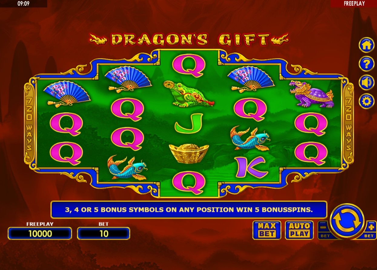 Dragon's Gift Slot Gameplay