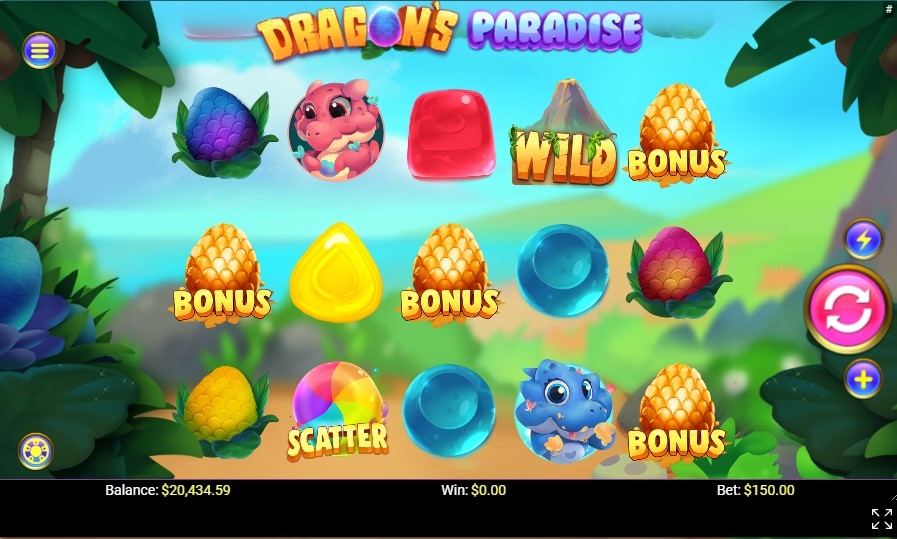 Dragon's Paradise Slot Gameplay