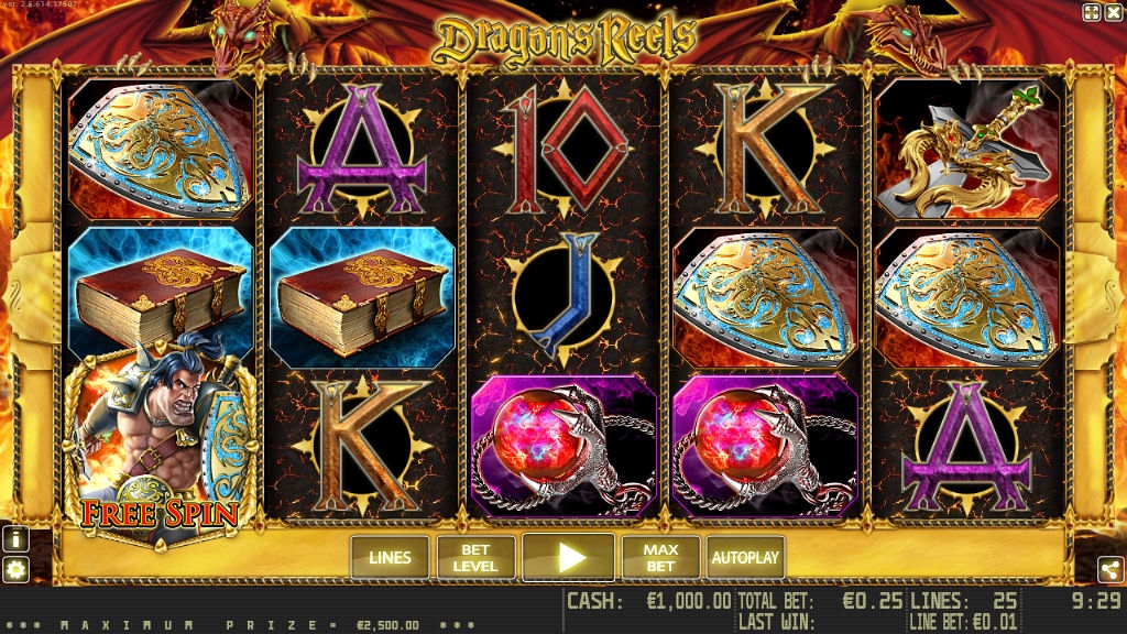 Dragon's Reels Slot Gameplay