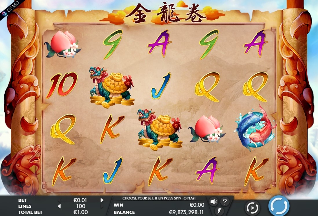 Dragon's Scroll Slot Gameplay