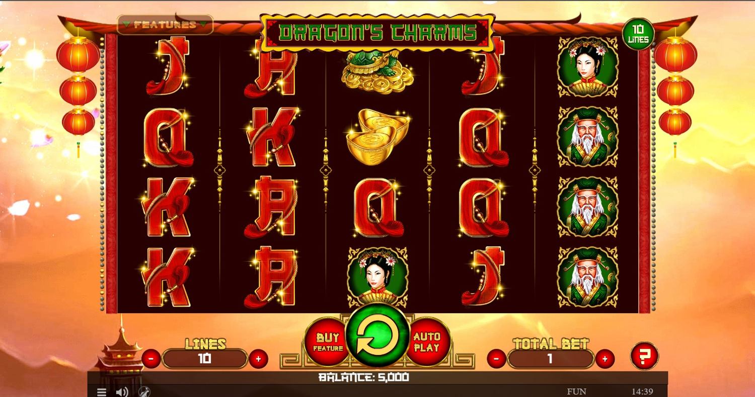 Dragons Charms Slot Gameplay