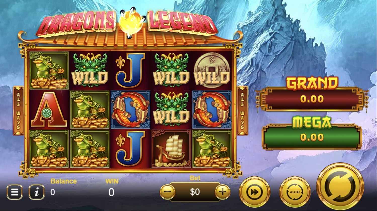 Dragons Legend Slot Gameplay