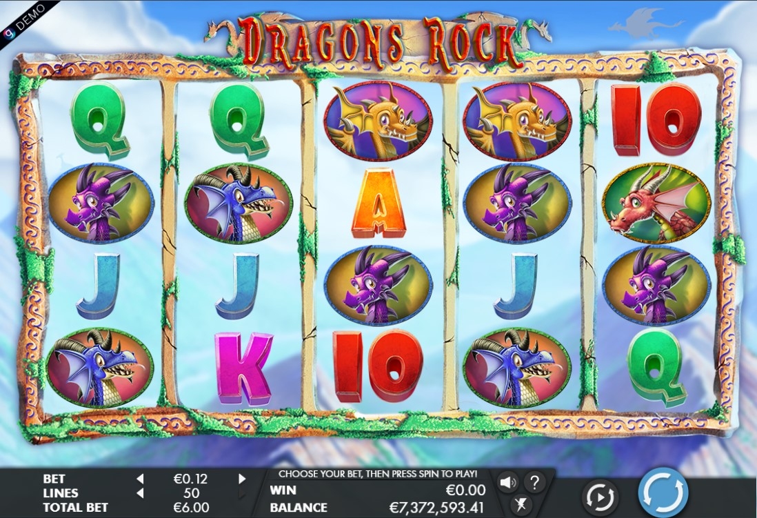 Dragons Rock Slot Gameplay