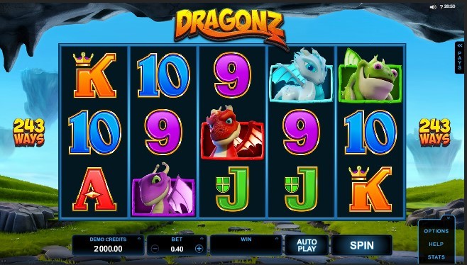 Dragonz Slot Gameplay