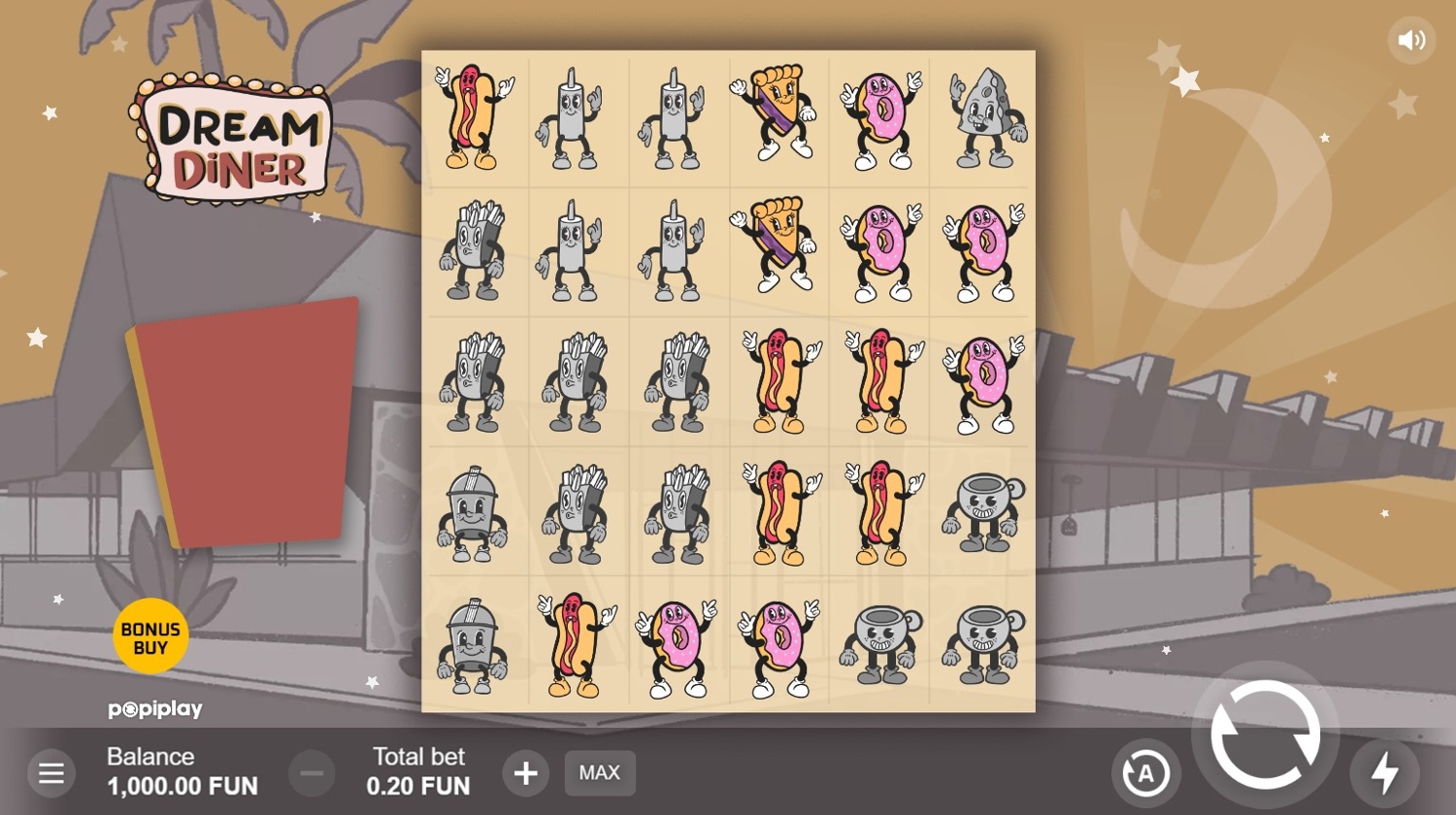 Dream Diner Slot Gameplay