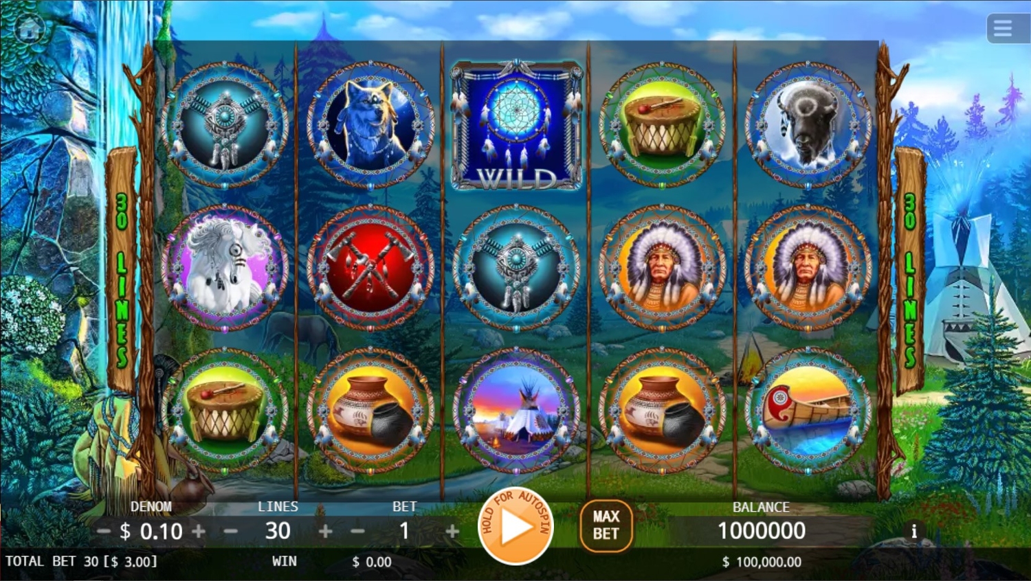 Dreamcatcher Slot Gameplay