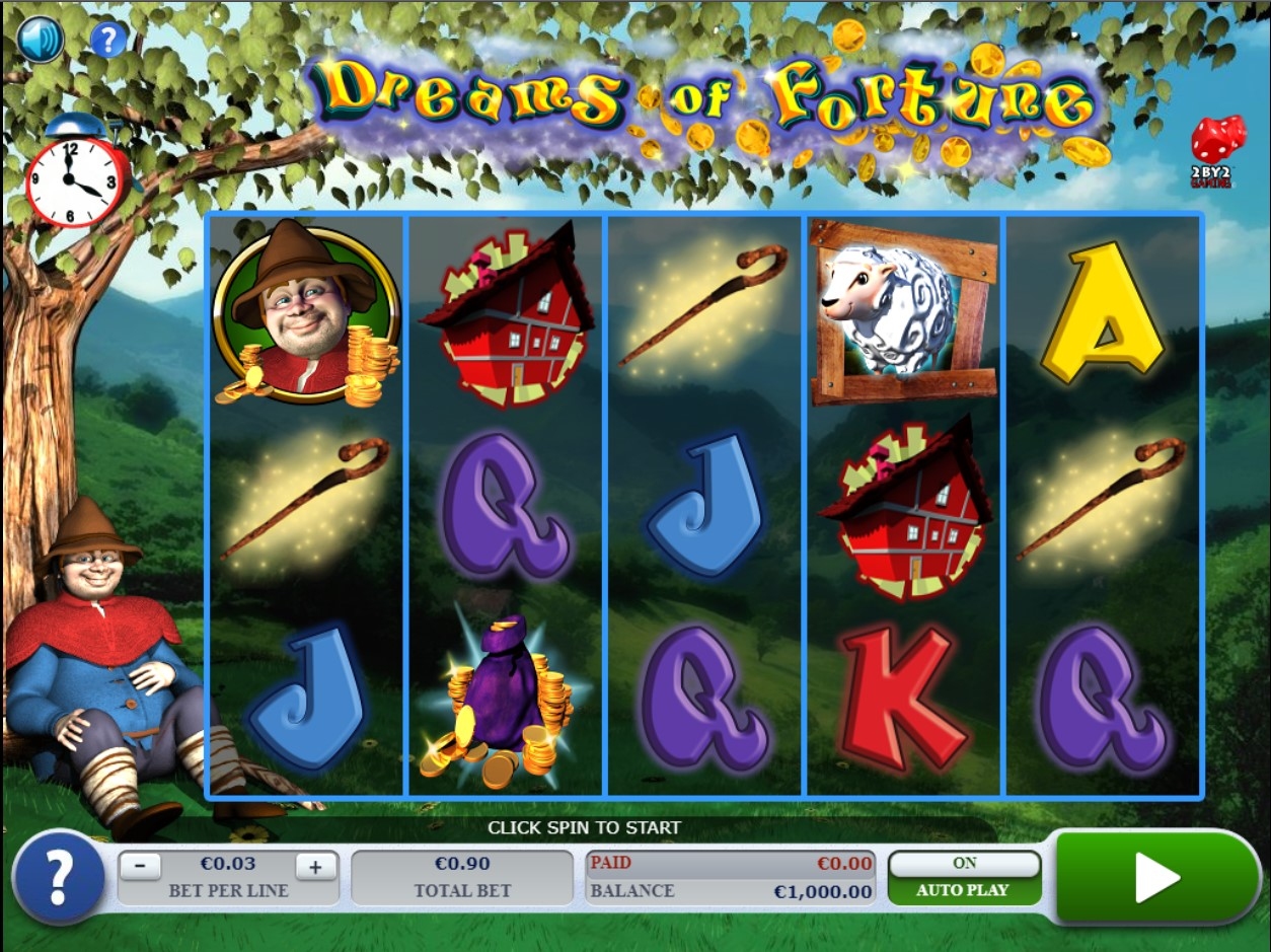 Dreams of Fortune Slot Gameplay