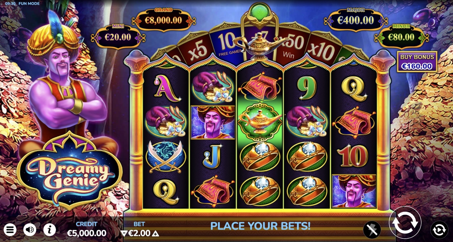 Dreamy Genie Slot Gameplay