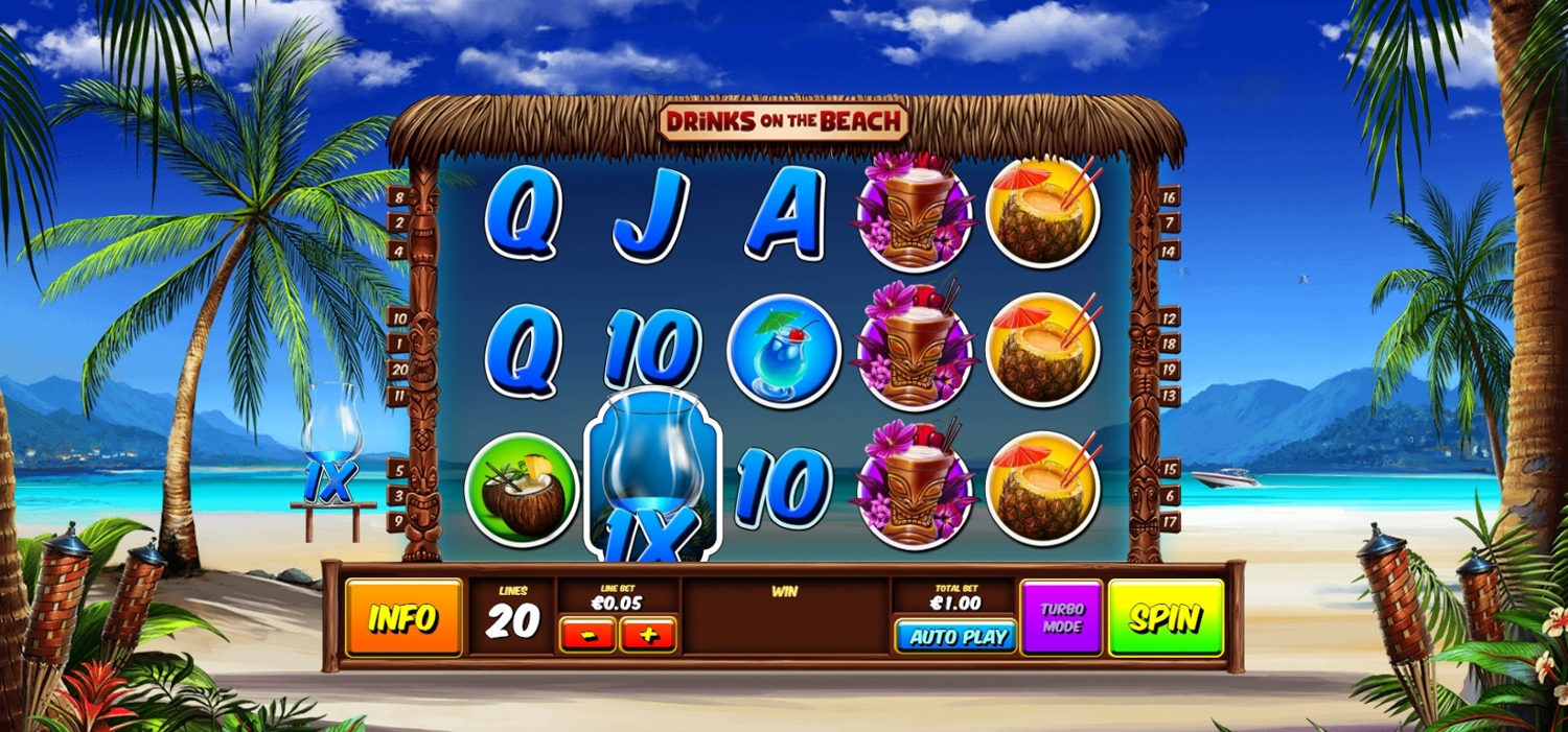 Drinks on the Beach Slot Gameplay