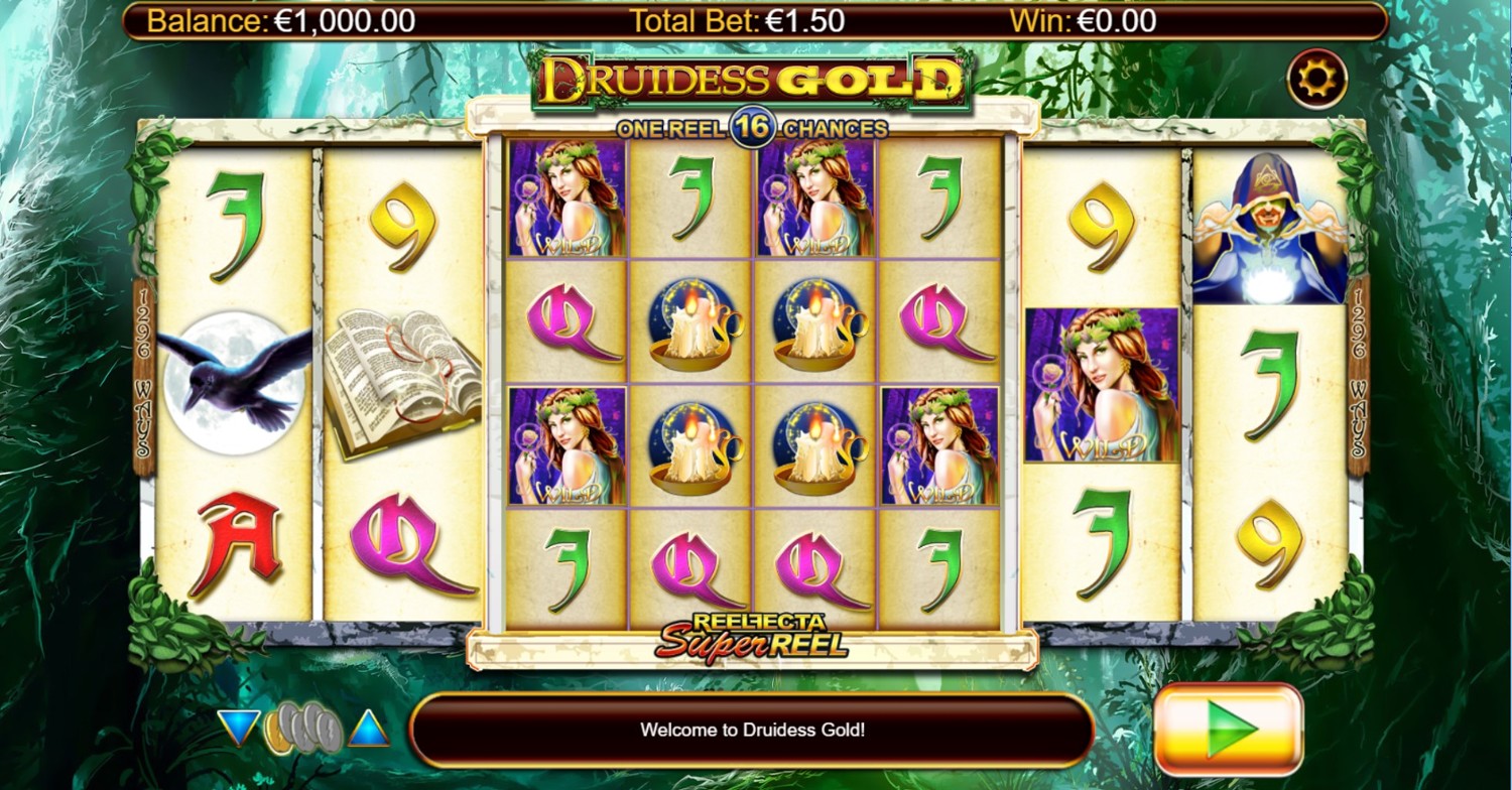Druidess Gold Slot Gameplay