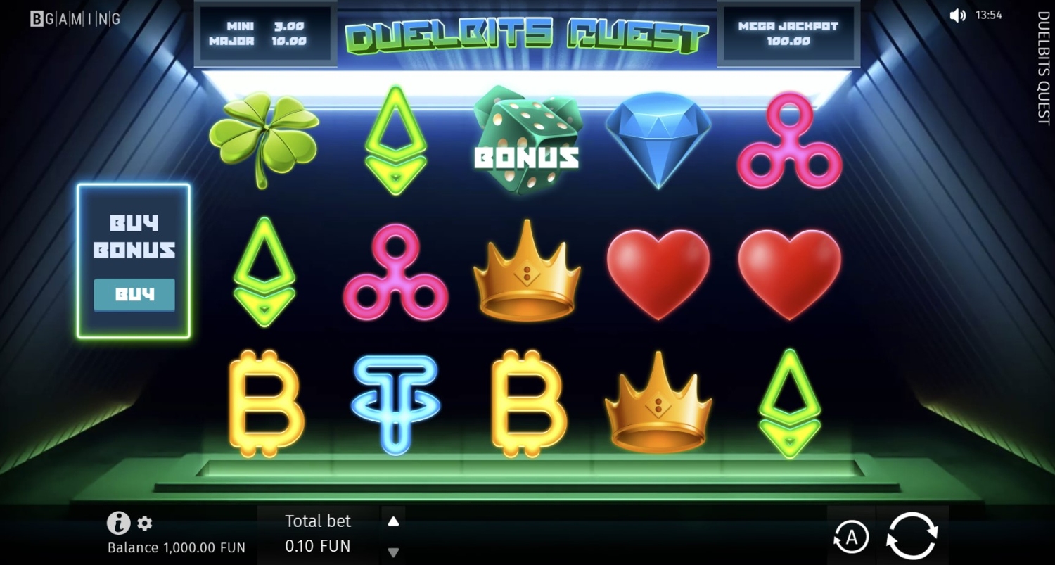 Duelbits Quest Slot Gameplay