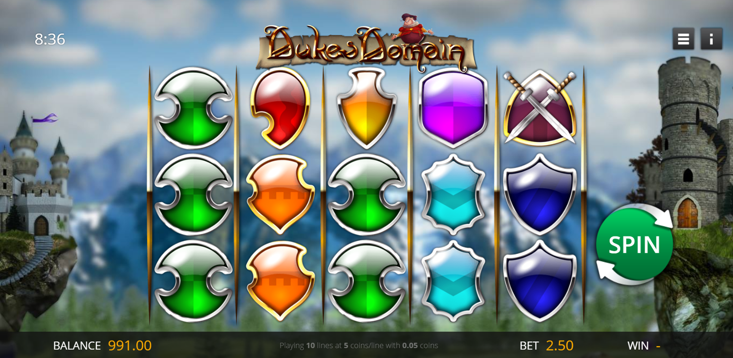 Dukes Domain Slot Gameplay