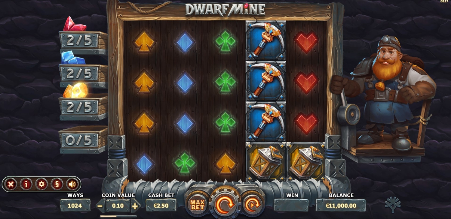 Dwarf Mine Slot Gameplay