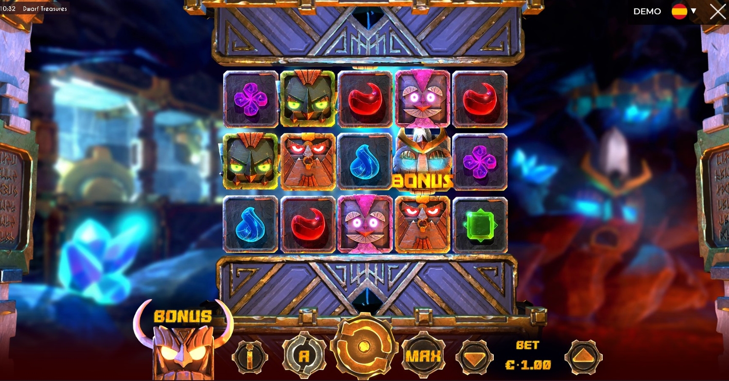 Dwarf Treasure Slot Gameplay