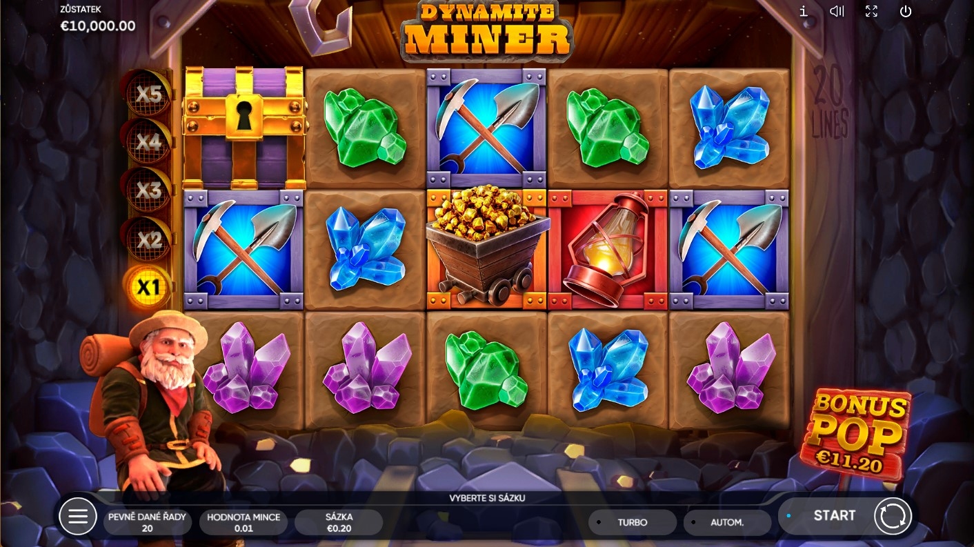 Dynamite Miner Slot Gameplay