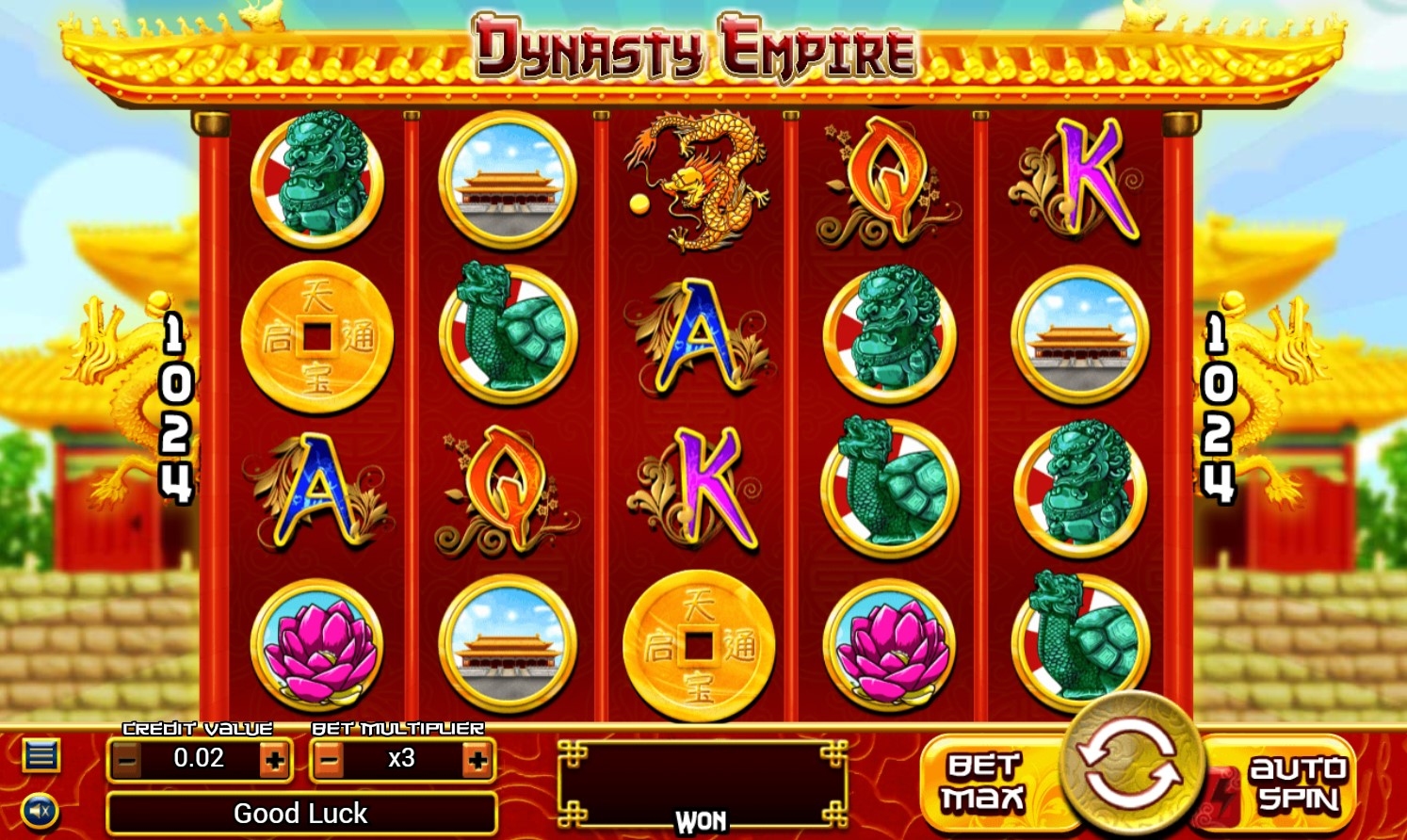 Dynasty Empire Slot Gameplay