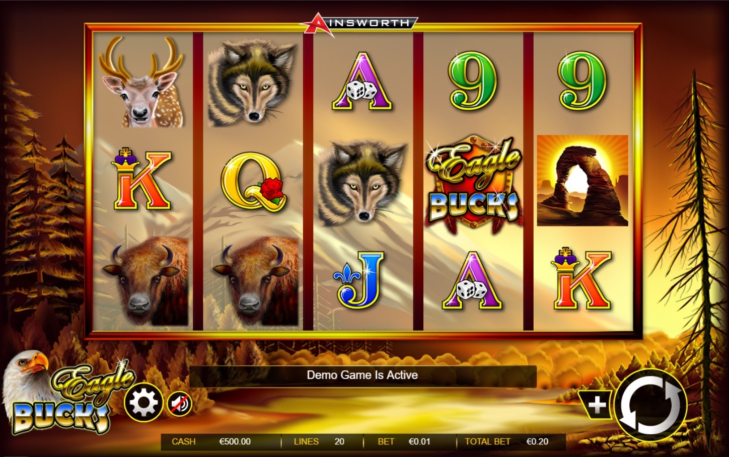 Eagle Bucks Slot Gameplay