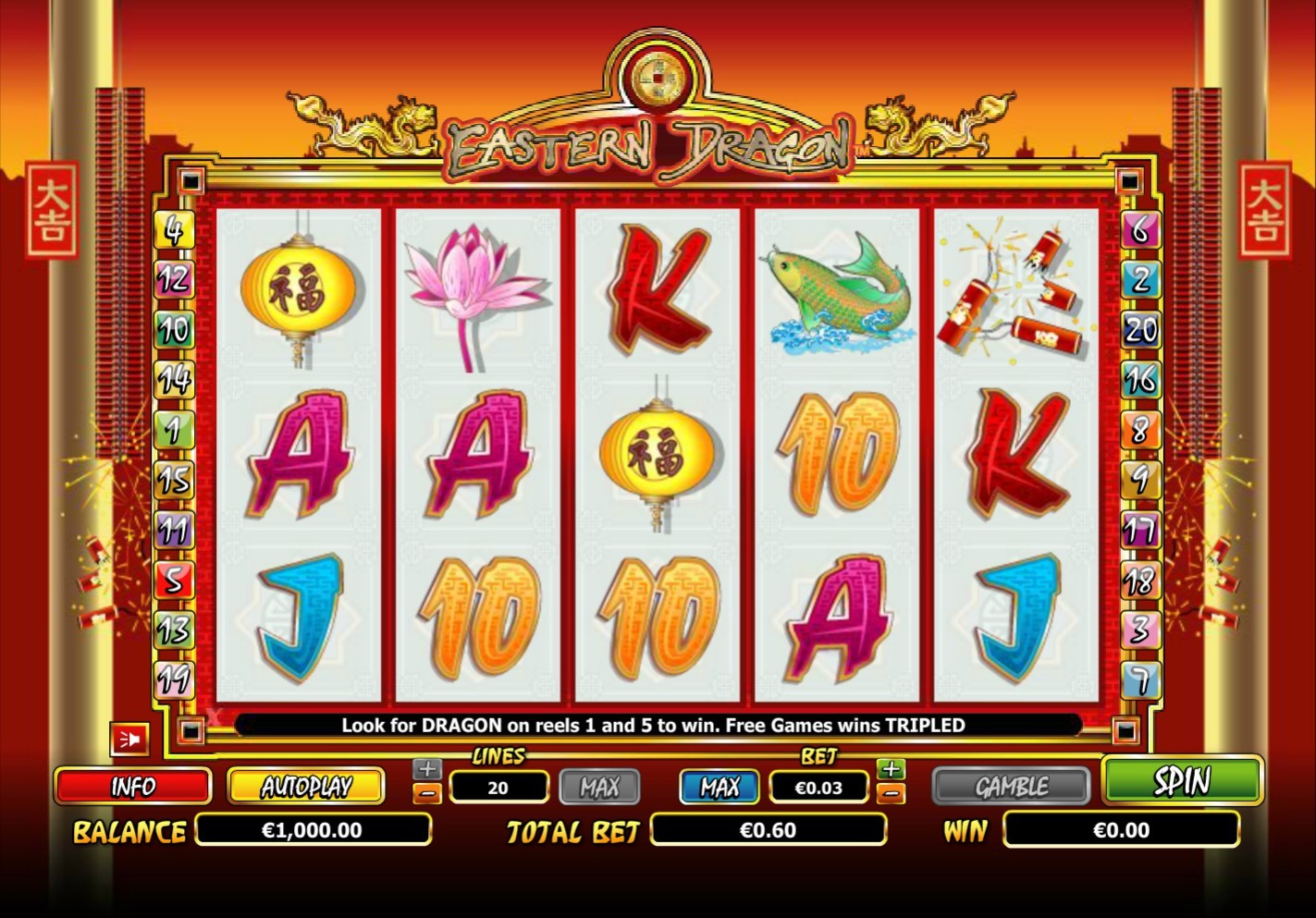 Eastern Dragon Slot Gameplay