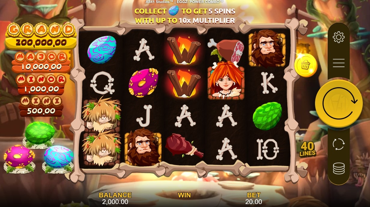 Eggz! POWER COMBO Slot Gameplay