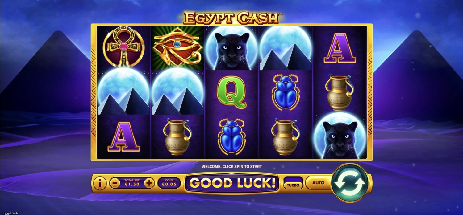 Egypt Cash Slot Gameplay