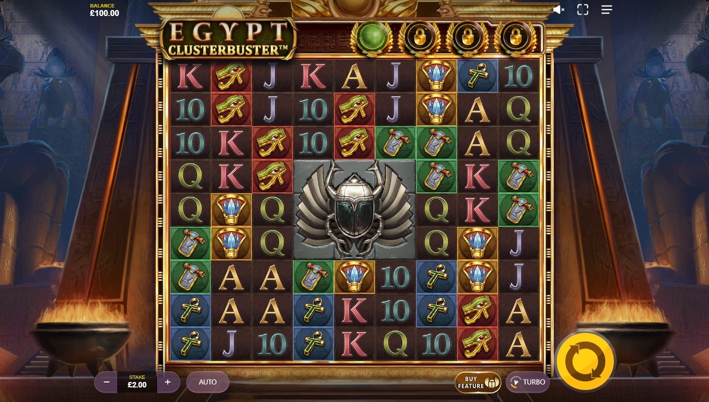 Egypt Clusterbuster Slot Gameplay