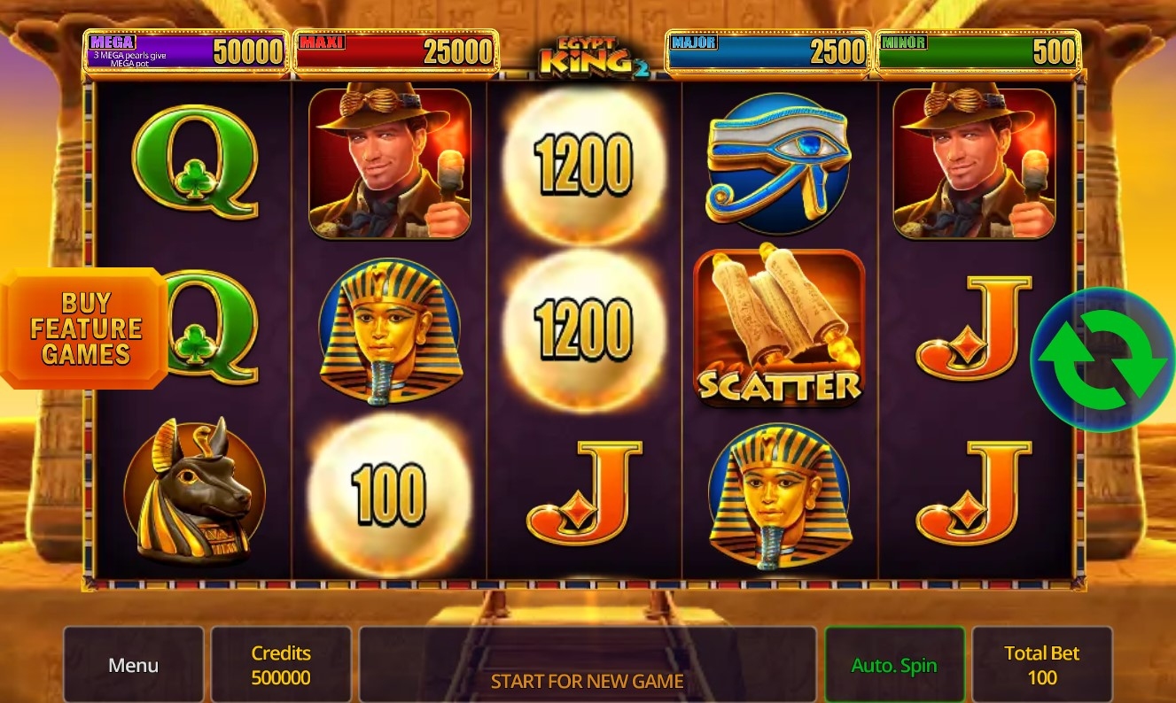 Egypt King 2 Slot Gameplay