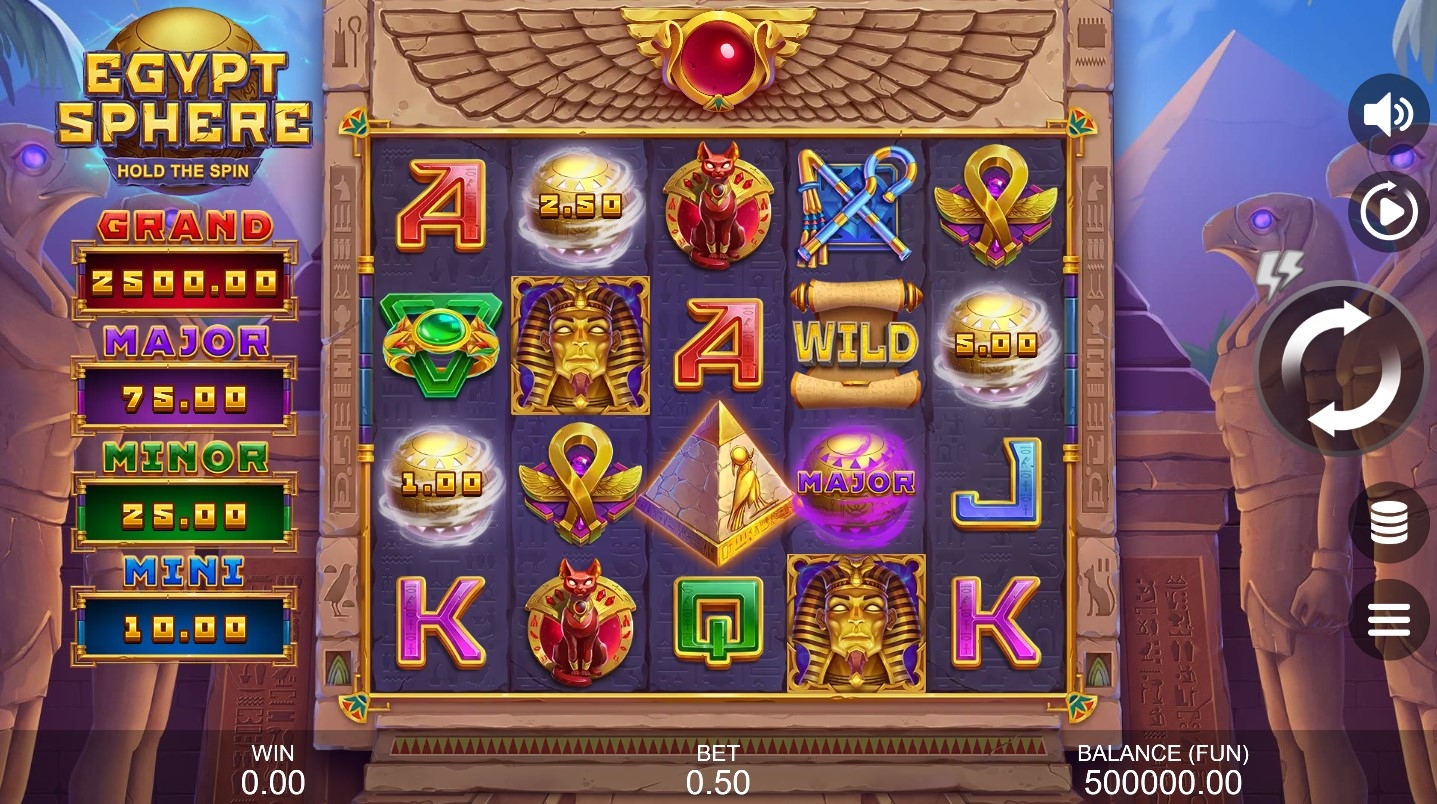 Egypt Sphere: Hold The Spin Slot Gameplay