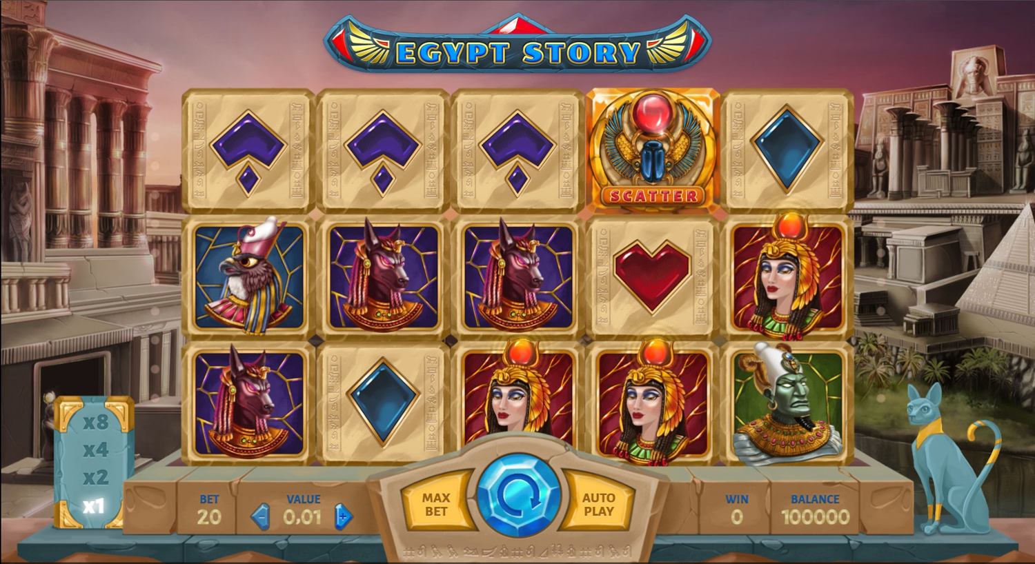 Egypt Story Slot Gameplay