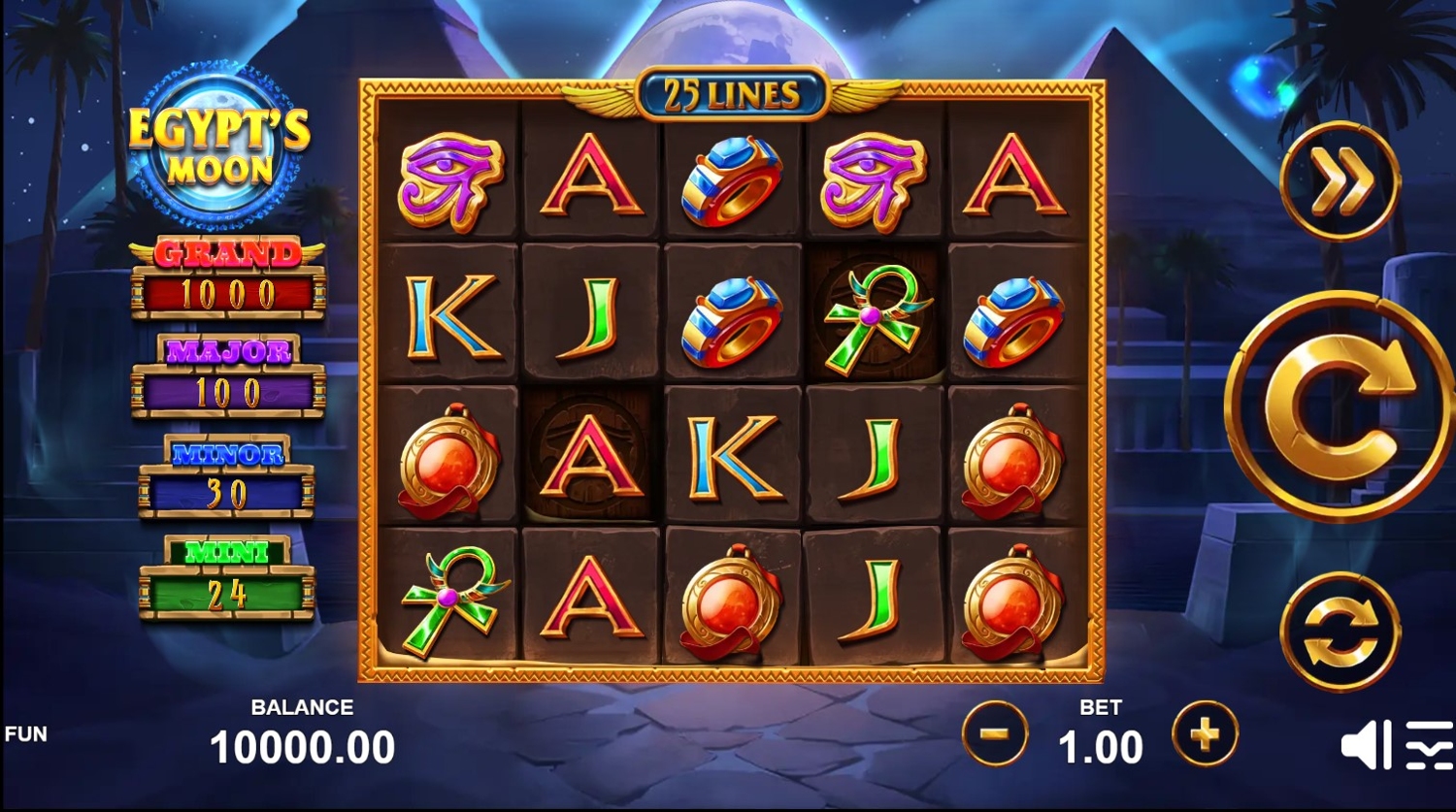 Egypt's Moon Slot Gameplay
