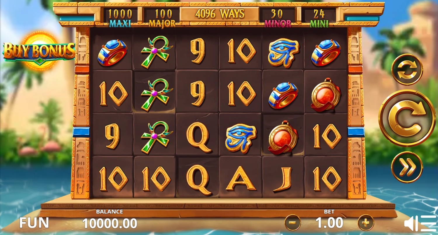 Egypt's Sun Slot Gameplay