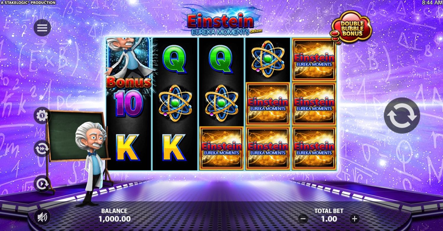 Einstein Eureka Moments Slot Gameplay