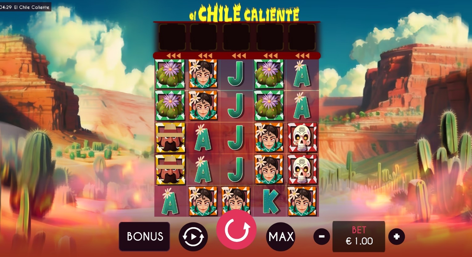 El Chile Caliente Slot Gameplay