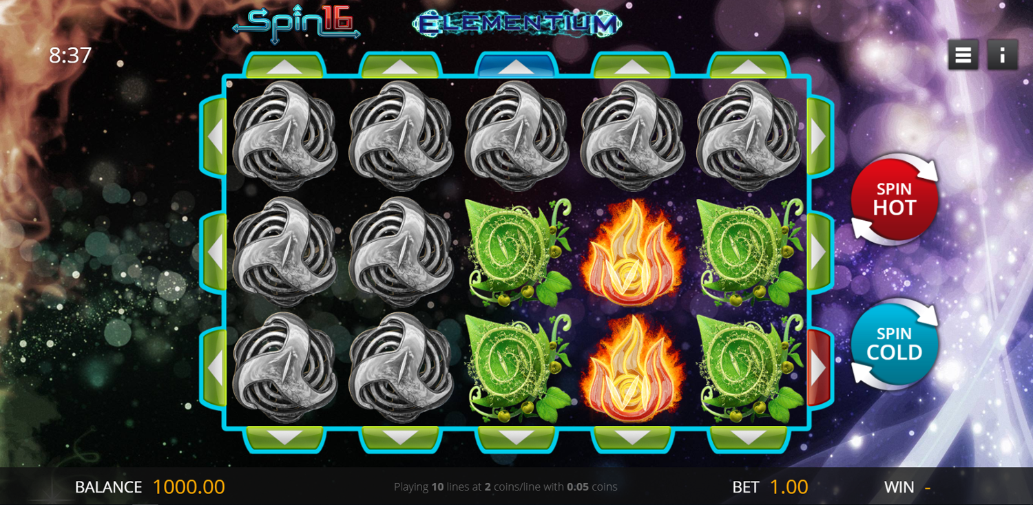 Elementium Spin16 Slot Gameplay