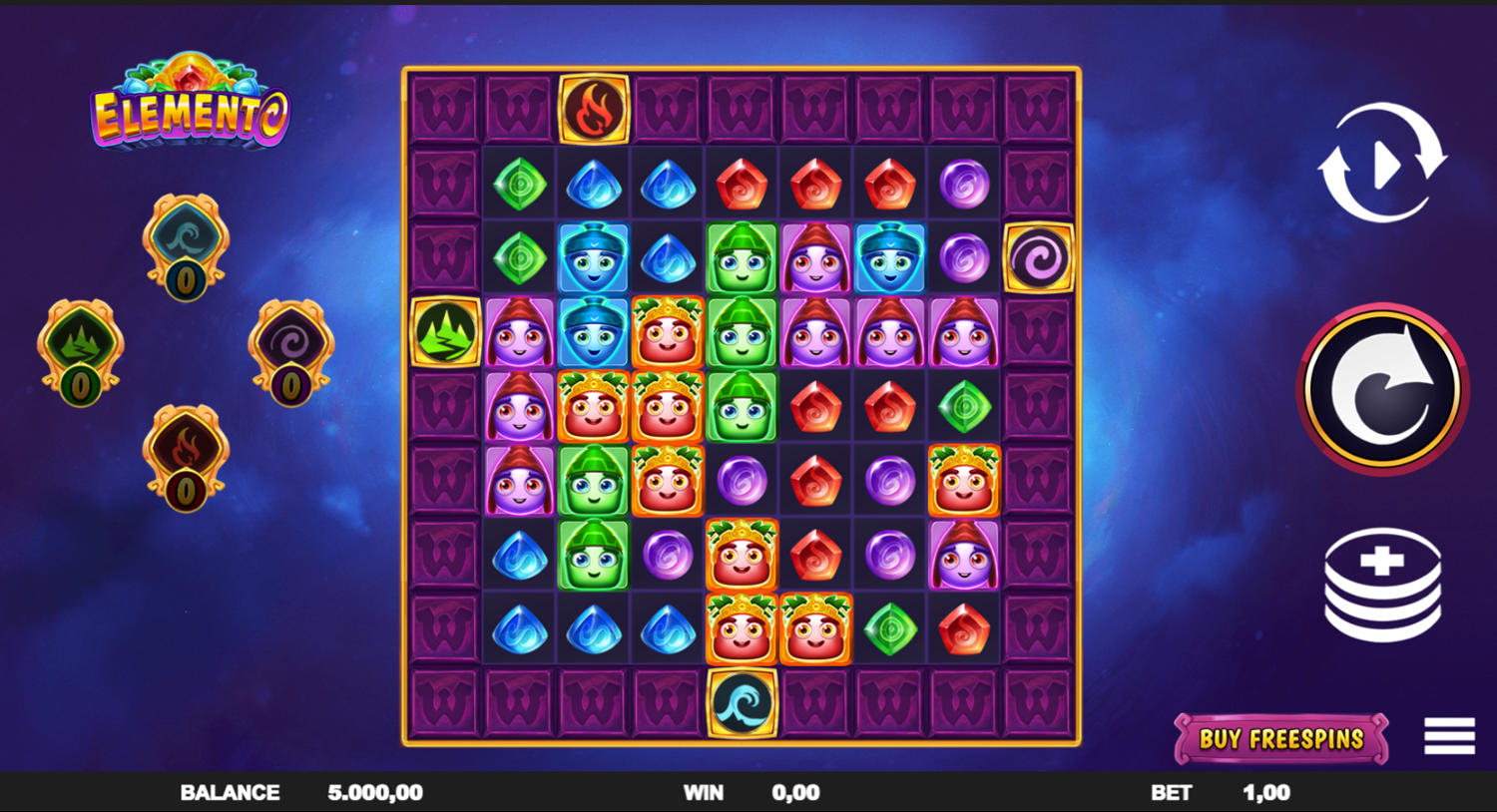 Elemento Slot Gameplay