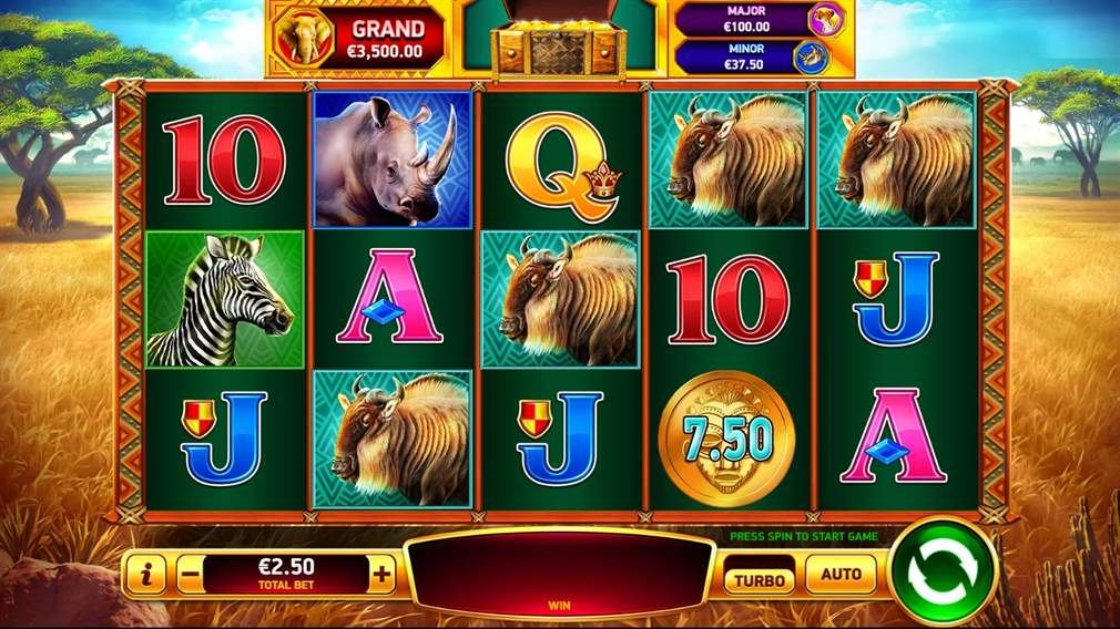 Elephant Stampede Slot Gameplay