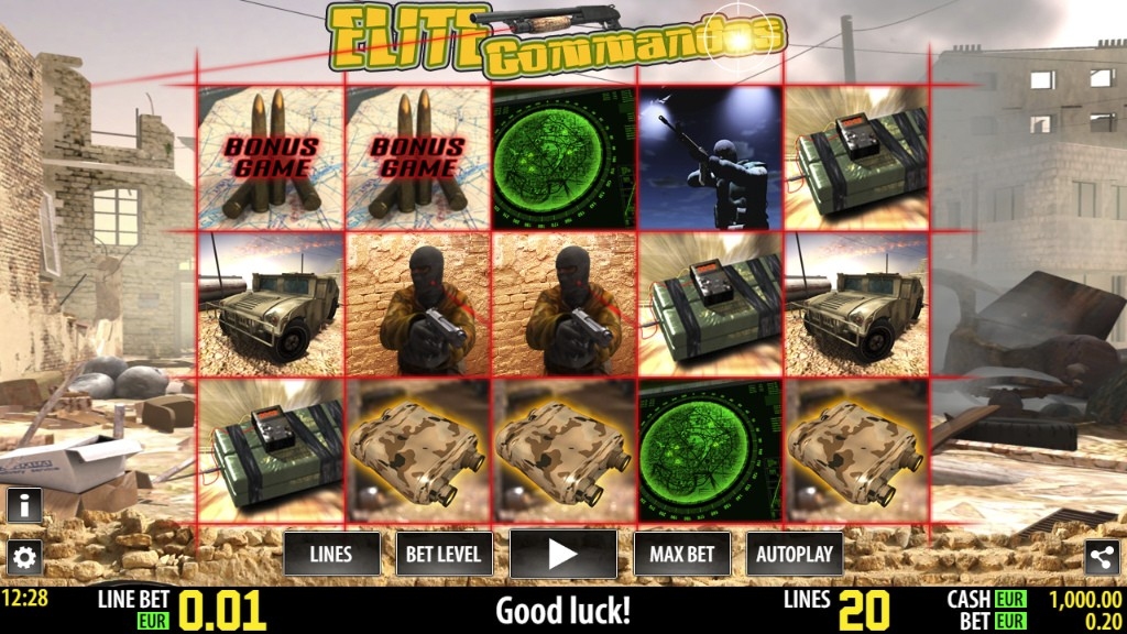 Elite Commandos Slot Gameplay