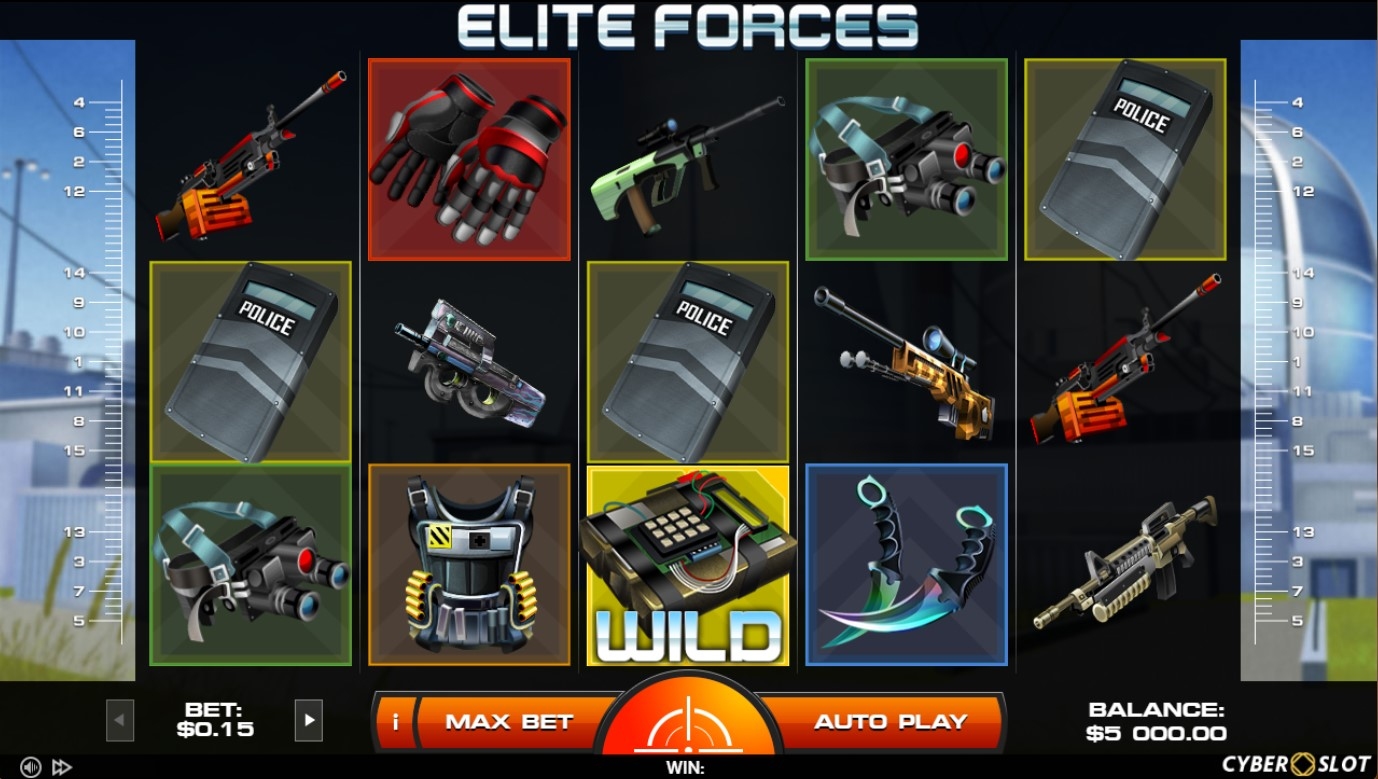 Elite Forces Slot Gameplay