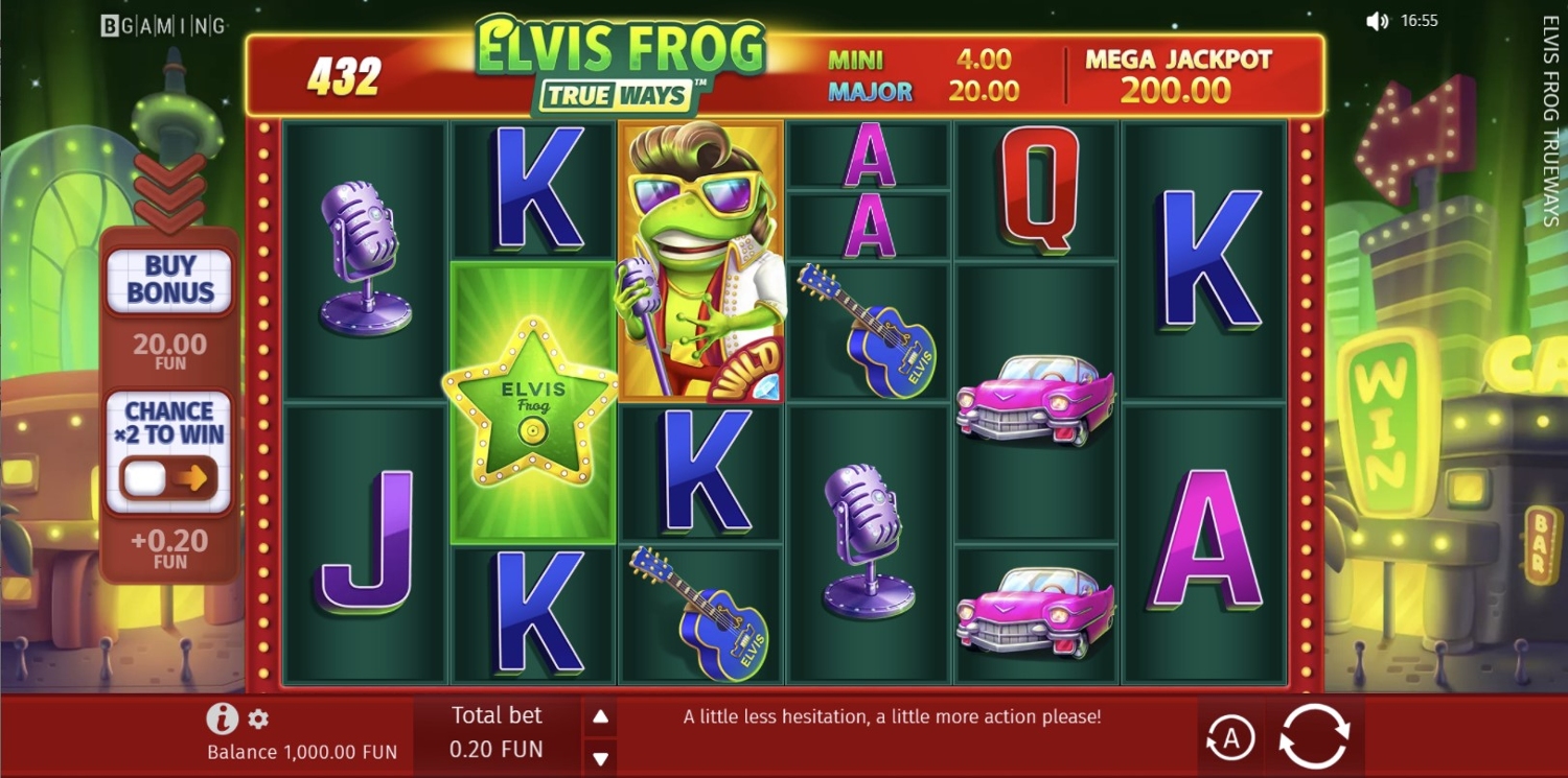 Elvis Frog Trueways Slot Gameplay