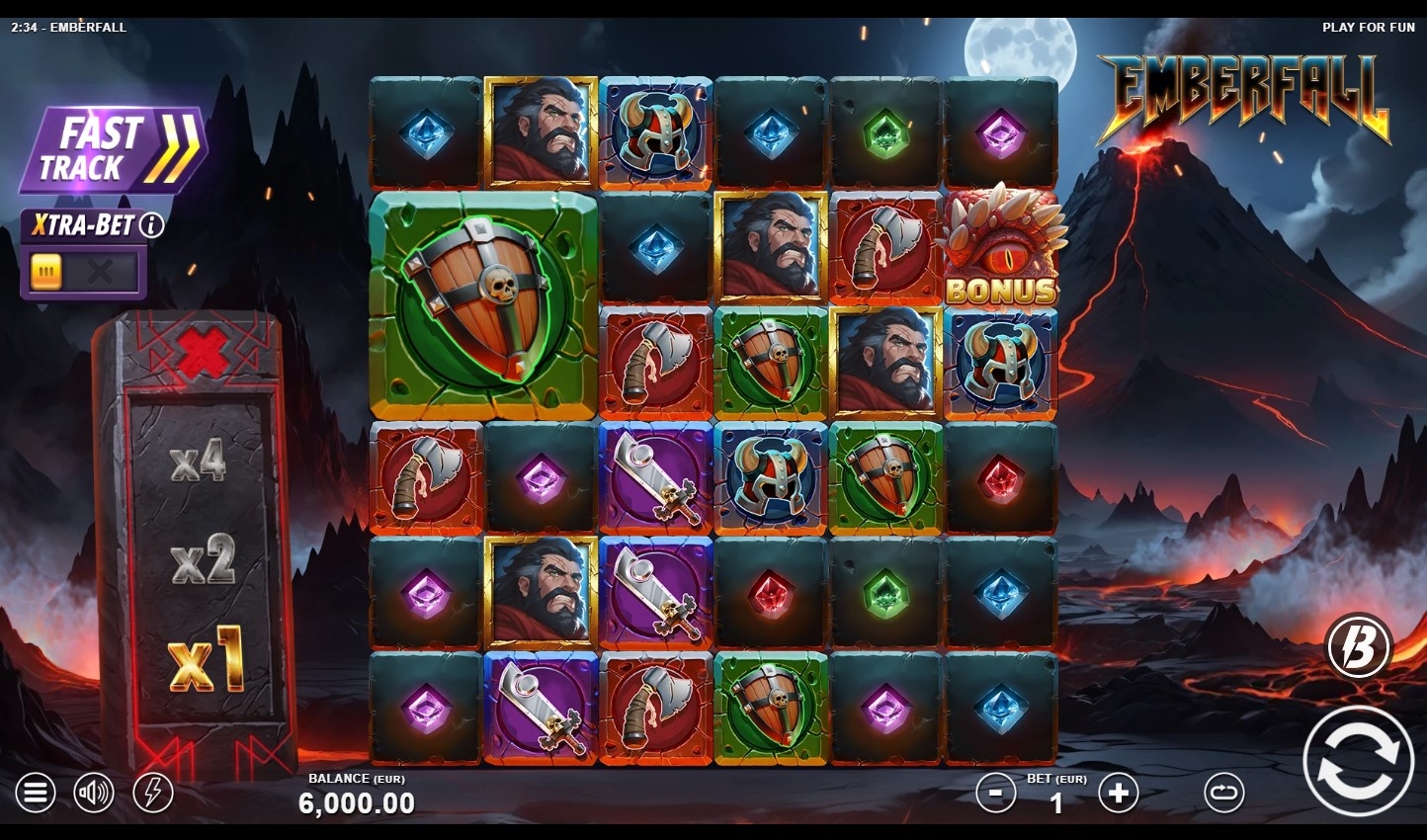 Emberfall Slot Gameplay