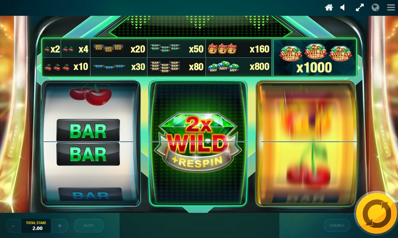 Emerald Diamond Slot Gameplay