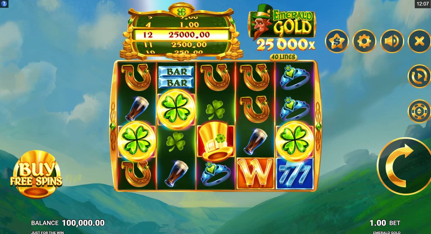 Emerald Gold Slot Gameplay