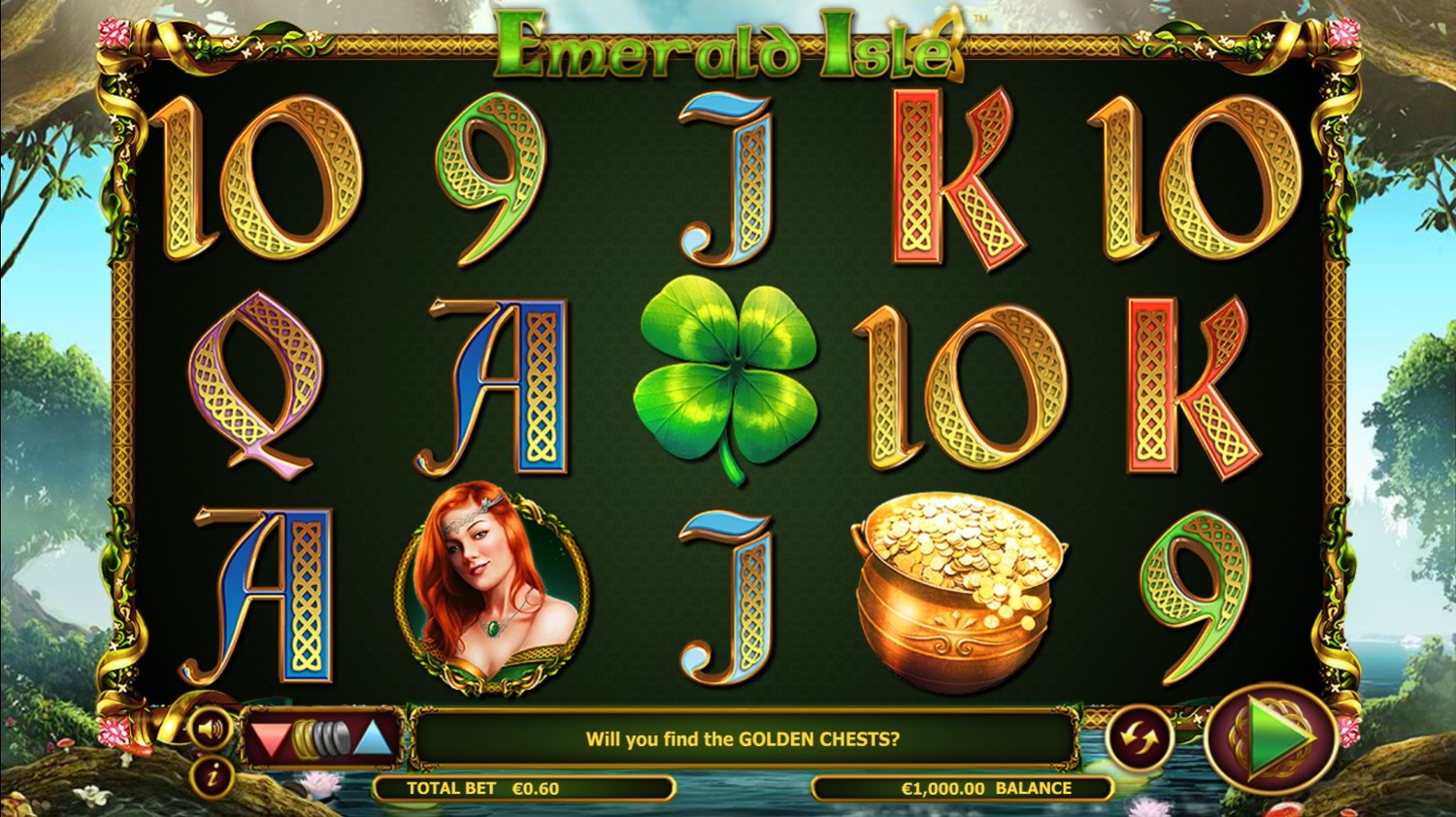 Emerald Isle Slot Gameplay