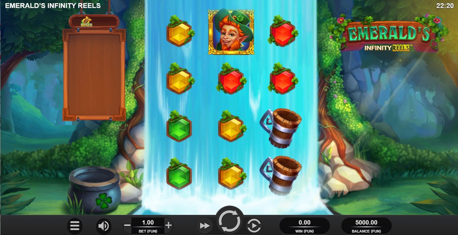 Emerald's Infinity Reels Slot Gameplay