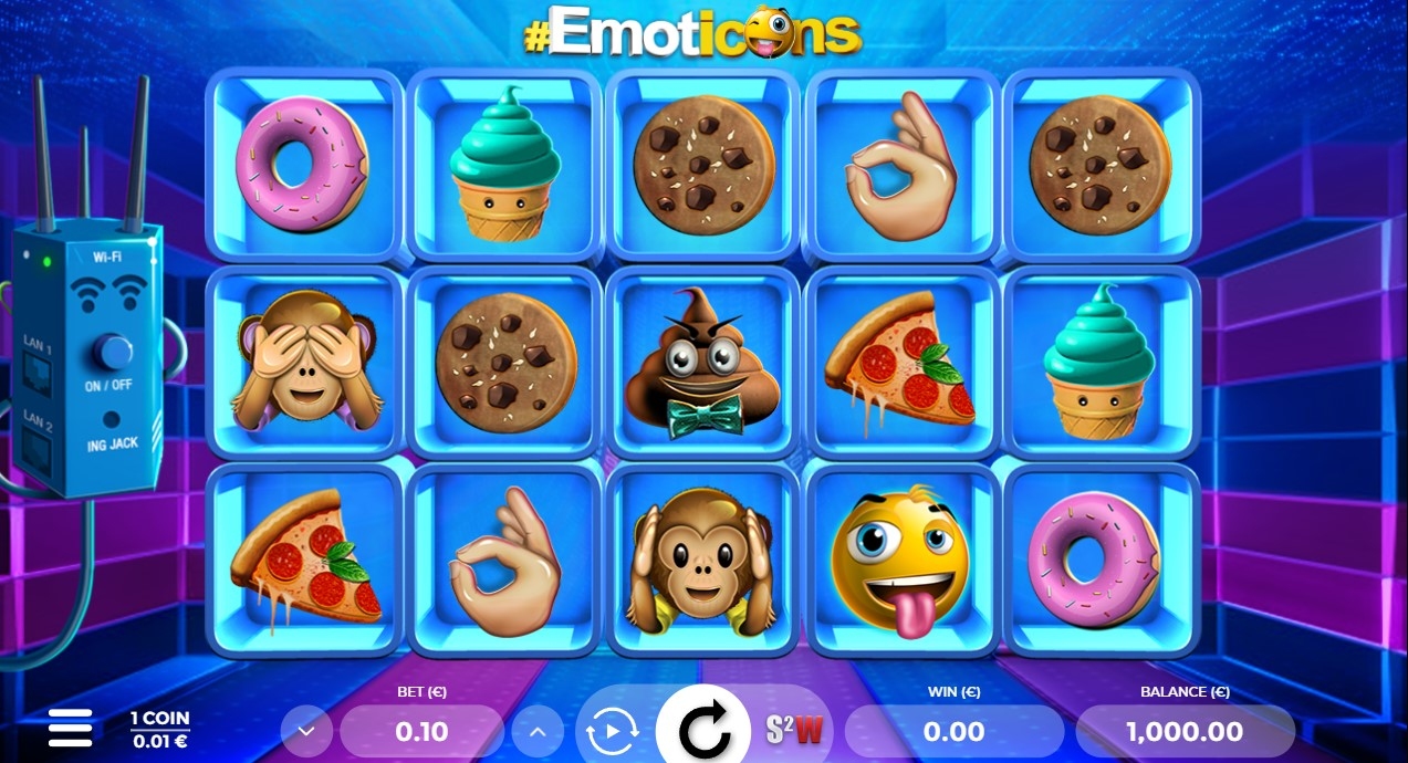 Emoticons Slot Gameplay