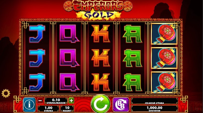 Emperors Gold Slot Gameplay