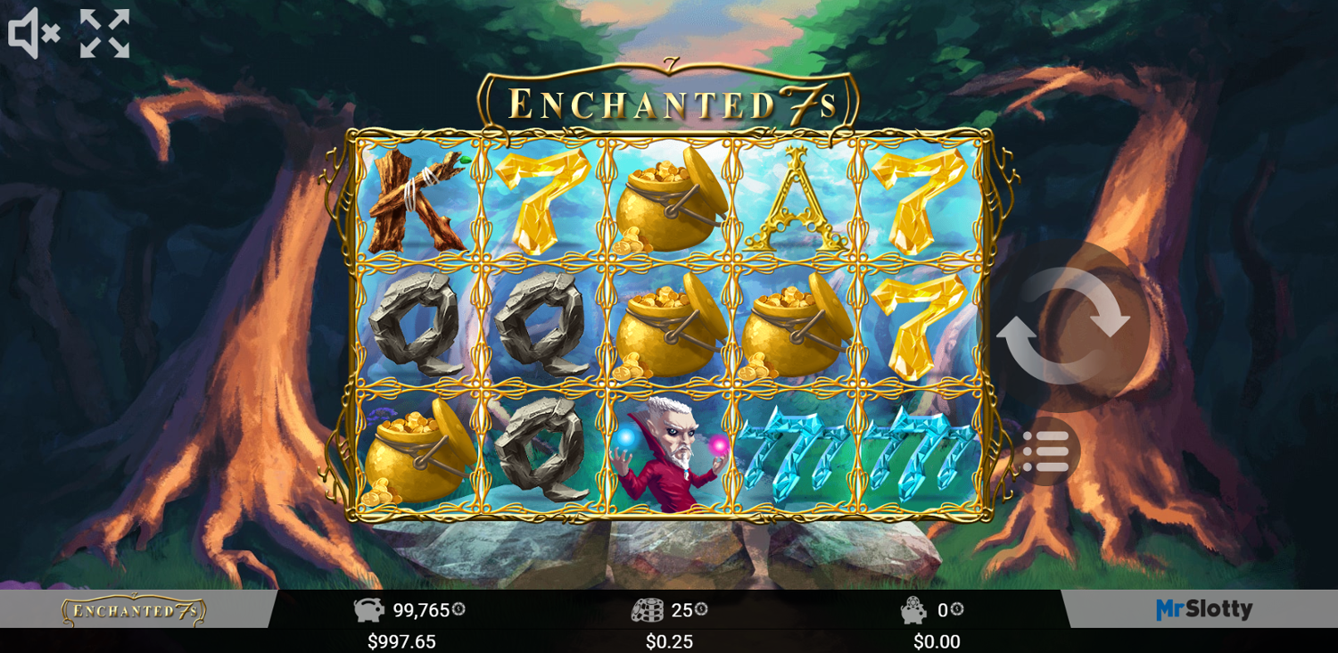 Enchanted 7s Slot Gameplay