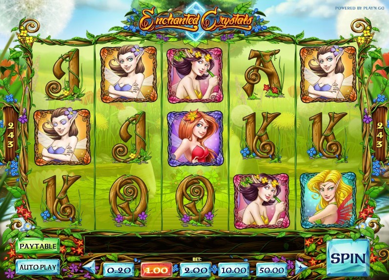 Enchanted Crystals Slot Gameplay