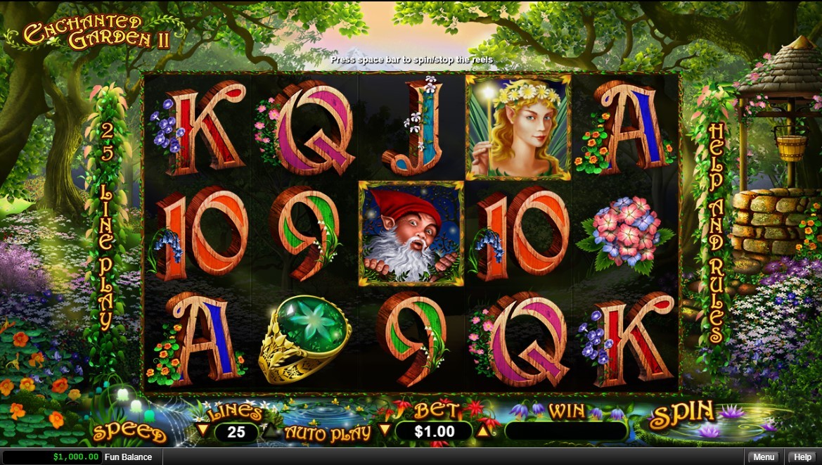 Enchanted Garden II Slot Gameplay