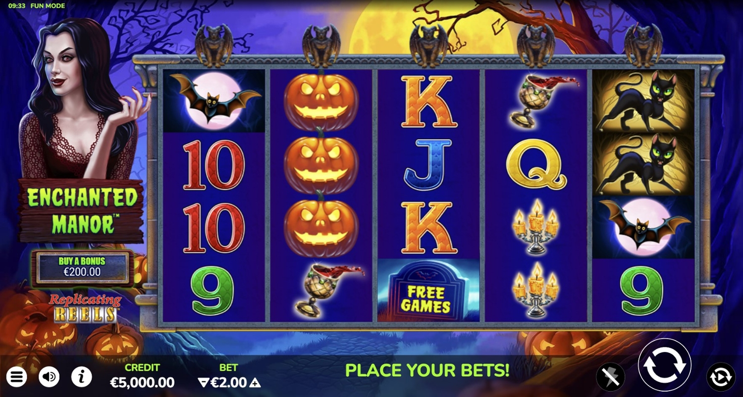 Enchanted Manor (50 lines) Slot Gameplay