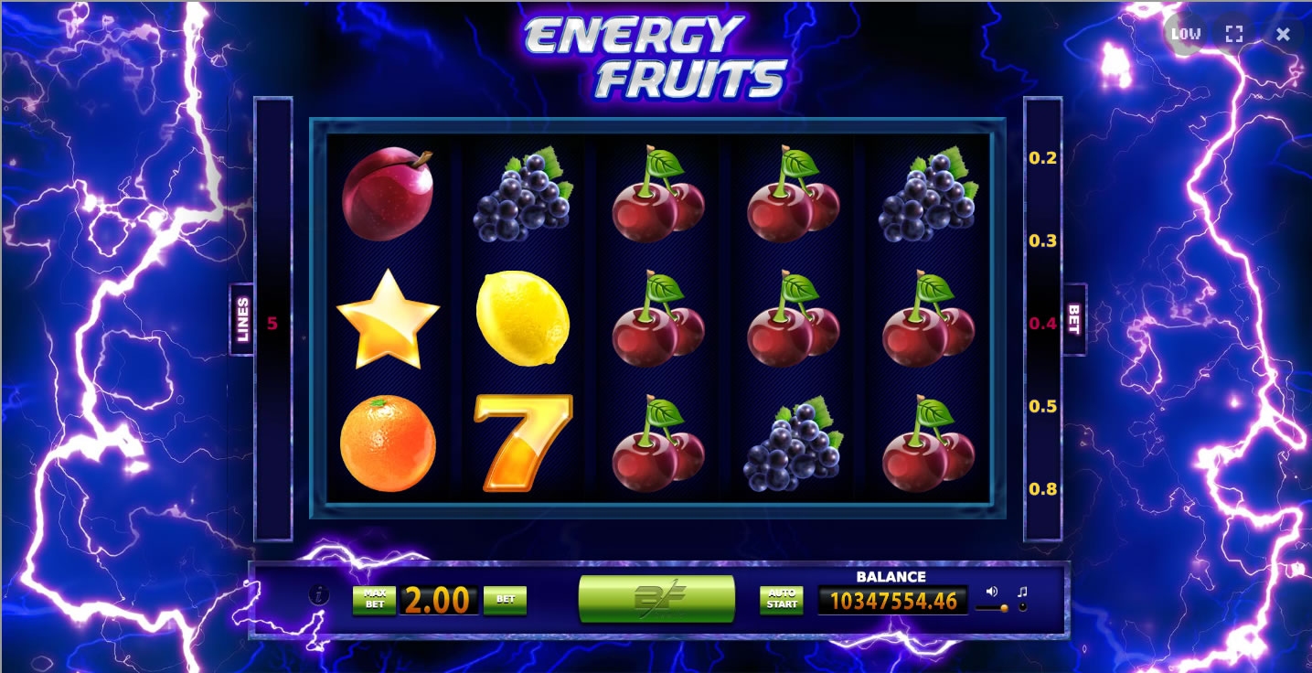 Energy Fruits Slot Gameplay